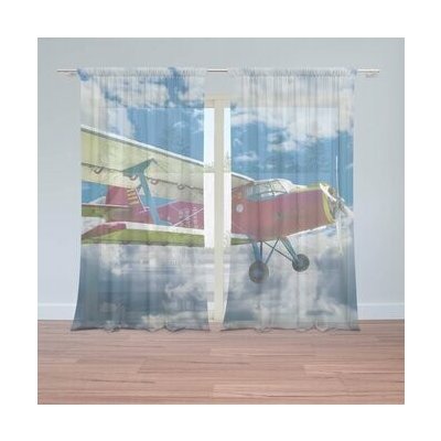 Sablio Záclony Letoun: 2ks 150x250cm – Hledejceny.cz