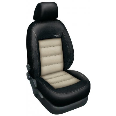 Autopotah Automega BMW X5 I E53 1999-2006 Authentic Leather černobéžové – Sleviste.cz