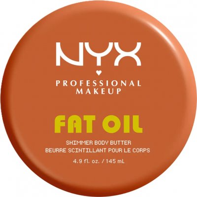 NYX Professional Makeup Fat Oil Body šlehané tělové máslo s hydratačním účinkem s vůní Caramelt Mami 145 ml – Zbozi.Blesk.cz