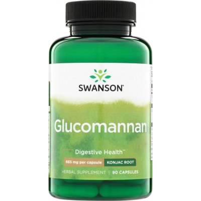 Swanson Glucomannan 665 mg 90 kapslí – Hledejceny.cz