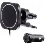 ER POWER MagSafe bezdrátová nabíječka do auta 20W černá ERPWCMC15W-BK – Sleviste.cz