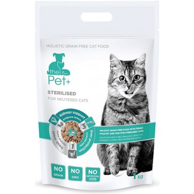 Dibaq Pet+ 3v1 kočka STERILISED 1 kg – Hledejceny.cz
