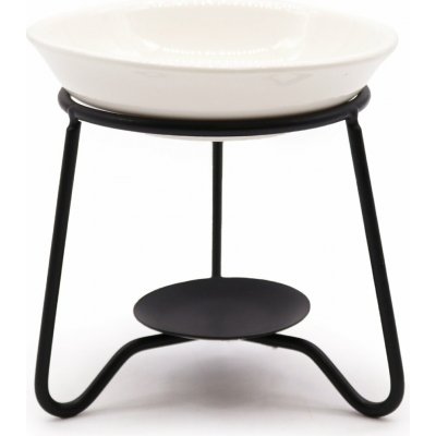 Day Spa Aromalampa keramická s kovovým stojanem kruh – Sleviste.cz