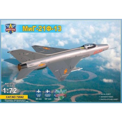 ModelSvit MiG 21F 13 supersonic jet fighter 1:72 – Zboží Mobilmania