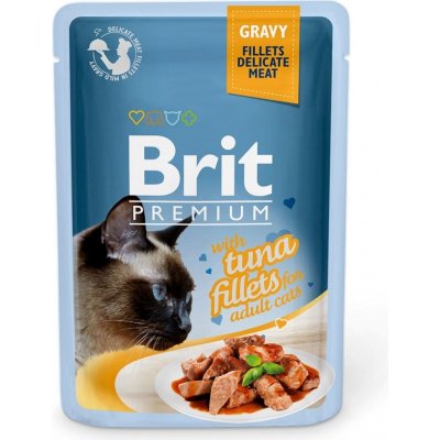 Brit Premium Cat D Fillets in Gravy With Tuna 6 x 85 g