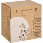 Secret de Gourmet Porcelánová jídelní sada LILA pro 6 osob bílý 18 ks – Sleviste.cz