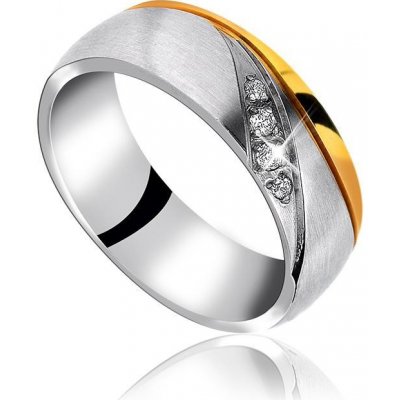 MPM Snubní ocelový prsten z chirurgické oceli Wedding ring 70132 A – Zboží Dáma