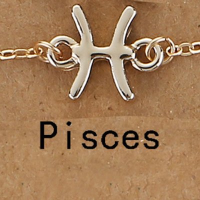 Girly náramek Gold Zodiac znamenia Ryby BT118/PISCES