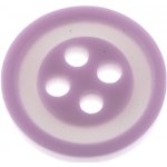 Knoflík 12,5 mm růžový s proužkem – Hledejceny.cz