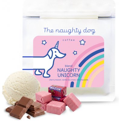 The naughty dog UNICORN FILTER blend #15 zrnková 0,2 kg – Hledejceny.cz