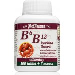 MedPharma B6+B12+kyselina listová 107 tablet – Hledejceny.cz