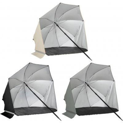 VIRTUFIT Beach Parasol Šedý – Sleviste.cz