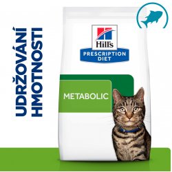 Hill's Prescription Diet Metabolic Regulace hmotnosti pro kočky tuňák 1,5 kg