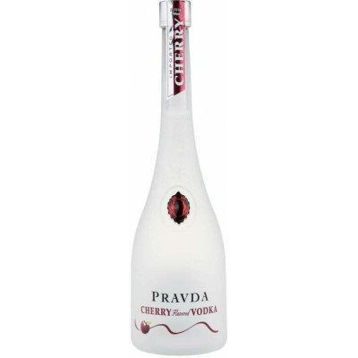 Vodka Pravda Cherry 37,5% 0,05 l (holá láhev) – Hledejceny.cz