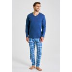 Bavlněné pánské pyžamo Mark pánské – Sleviste.cz