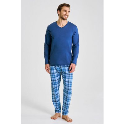 Bavlněné pánské pyžamo Mark pánské – Sleviste.cz