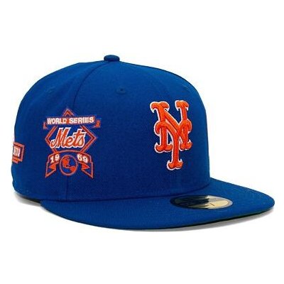 New Era 59FIFTY MLB Coops All Over Print New York Mets Cooperstown Team Color – Zboží Mobilmania