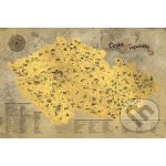 Giftio Stírací mapa Česká republika Deluxe XXL – Zboží Dáma