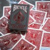 Karetní hry USPCC Bicycle Metalluxe Červená