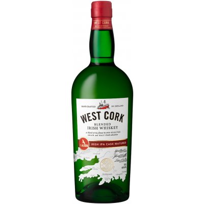West Cork Irish IPA Cask Matured 40% 0,7 l (holá láhev) – Hledejceny.cz