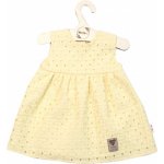 Baby Nellys Baby Nellys Lehké Handmade šatičky Madeira žluté – Zboží Dáma