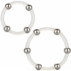 California Exotics Steel Beaded Silicone Ring Set