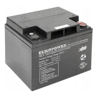 EUROPOWER 12 V 42 Ah – Zbozi.Blesk.cz