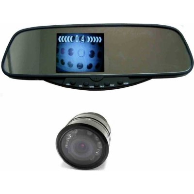 LCD 3,5" ve zpětném zrcátku s parkovací infra kamerou | Zboží Auto