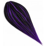 DE set Kanekalon - copánky černo-fialové – Sleviste.cz