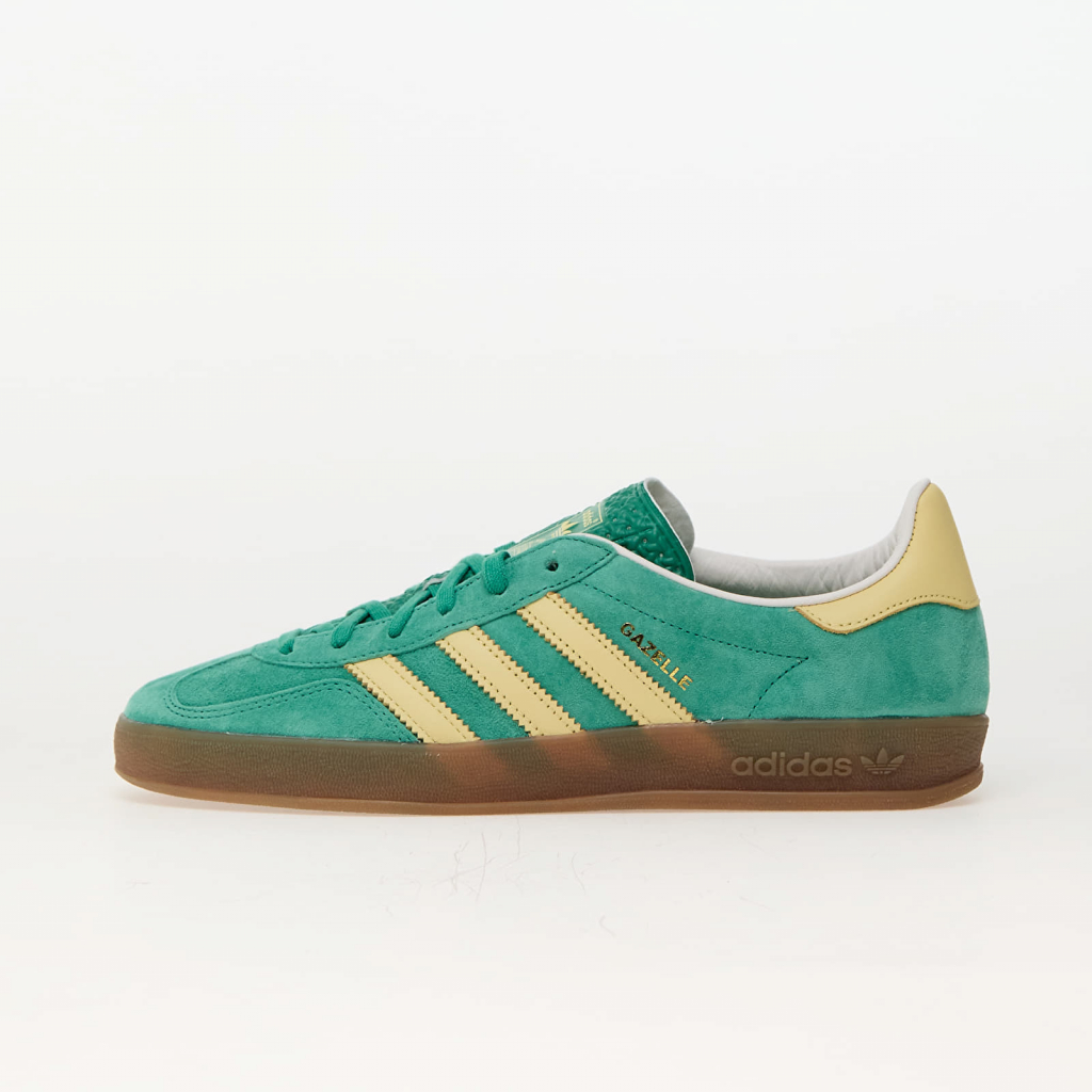 adidas Gazelle Indoor Semi Court Green/ Almost Yellow/ Gum IH7500