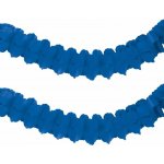 Závěsné papírová girlanda modrá 365 cm – Sleviste.cz