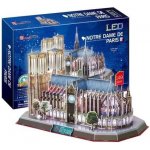 CubicFun 3D puzzle svítící Notre Dame 149 ks – Zboží Dáma
