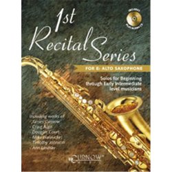 1st RECITAL SERIES + CD alt saxofon sólový sešit