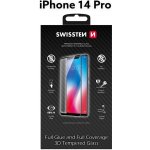 SWISSTEN ULTRA DURABLE 3D FULL GLUE GLASS APPLE IPHONE 14 PRO ČERNÉ 8595217480278 – Zboží Živě