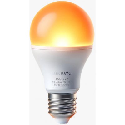 Lunesto Led žárovka klasická E27 7W oranžová – Sleviste.cz