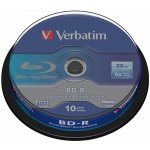 Verbatim BD-R SL 25GB 6x, spindle, 10ks (43742) – Hledejceny.cz