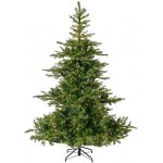 KAEMINGK Vánoční umělý strom jedle 400 LED s kovovým stojanem, 132x180 cm – Hledejceny.cz