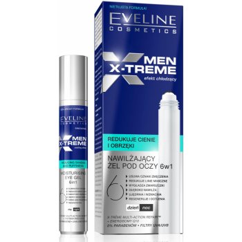 Eveline Cosmetics Men X- Treme hydratační gel pod oči 6v1 den/noc 15 ml