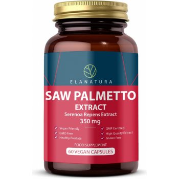 Saw Palmetto extrakt 350 mg Serenoa repens 60 vegan kapslí