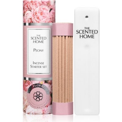 Ashleigh & Burwood Sada vonných tyčinek mini s keramickým stojanem PEONY 12 cm – Hledejceny.cz