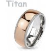 Prsteny Steel Edge snubní prsteny titan 4379