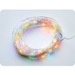 ACA Lighting LED dekorační řetěz 30m 300LED RGB 8 funkcí s adaptérem stříbrná měď [X01300312] – Hledejceny.cz