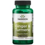 Swanson Ginger a Turmeric 60 kapslí – Hledejceny.cz