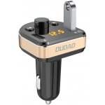 Dudao FM Transmitter Bluetooth car charger MP3 3.1 A 2x USB black (R2Pro black) – Zboží Živě