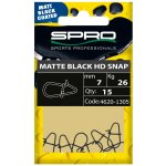 SPRO Karabinka matte black hd snap 3,5mm 9,5kg 15ks – Zboží Dáma
