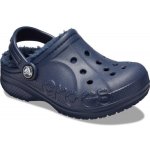 Crocs Classic Lined Clog K Navy/Char dětské nazouváky modrá – Zboží Dáma