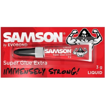 SAMSON Super Glue Extra vteřinové lepidlo 3g – Zbozi.Blesk.cz