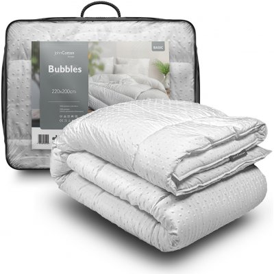 John Cotton Prošívaná celoroční přikrývka BUBBLES mikrovlákno 220x200 – Zboží Dáma