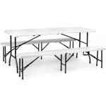 Malatec 3257 Pivní set plastový skládací 180cm bílá – Sleviste.cz