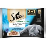 Sheba Selection rybí šťavnatý výběr 4 x 85 g – Zboží Mobilmania